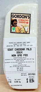 Goat Cheese - Cheddar Mild (Gordon's)